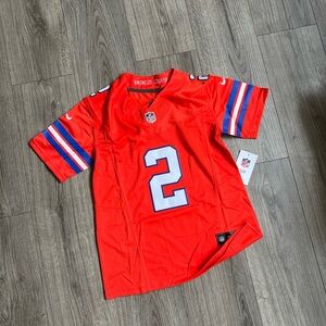 YOUTH PATRICK SURTAIN II DENVER BRONCOS JERSEY M KIDS ORANGE CRUSH